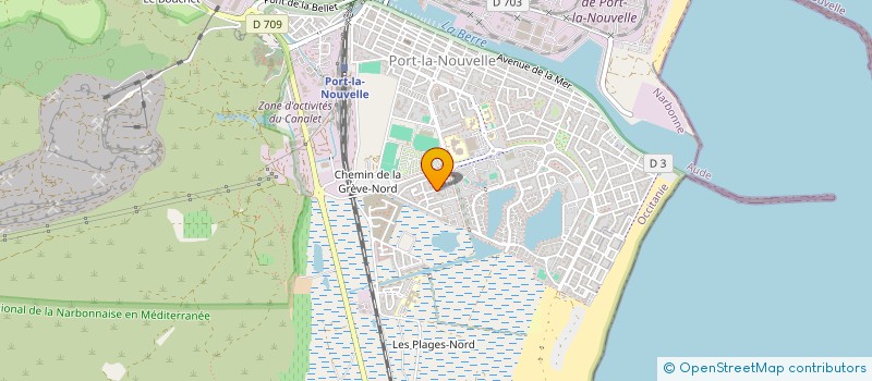 localisation de l'entreprise SARL QUENTIN  PORT-LA-NOUVELLE