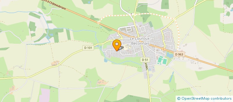 localisation de l'entreprise SARL QUENTIN CLEMENCEAU à VAL D'ERDRE-AUXENCE