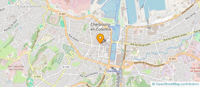 localisation de l'entreprise SARL QUER SPORT à CHERBOURG-EN-COTENTIN