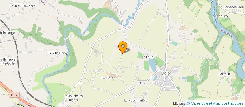localisation de l'entreprise SARL QUERCRON à JUGON-LES-LACS
