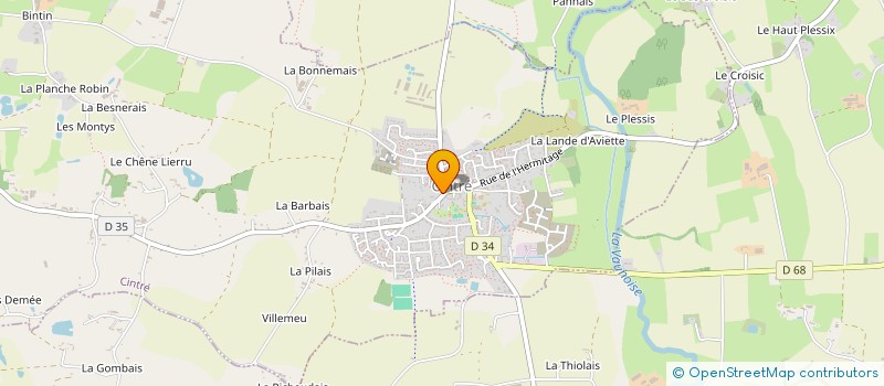 localisation de l'entreprise SARL QUERE  CINTRE