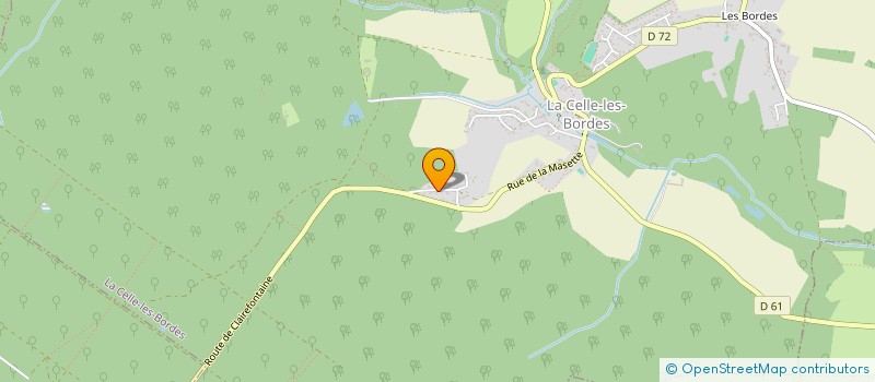 localisation de l'entreprise SARL QUERET ASSURANCES CONSTRUCTION  LA CELLE-LES-BORDES