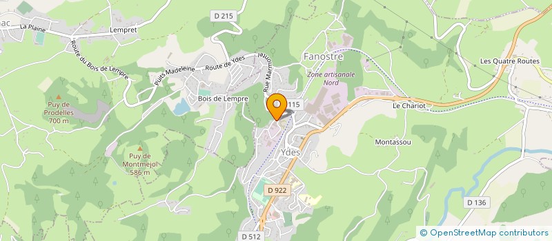 localisation de l'entreprise SARL QUEUILLE THIERRY à YDES
