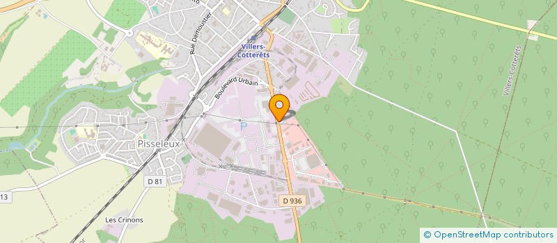localisation de l'entreprise SARL QUEVILLY à VILLERS-COTTERETS