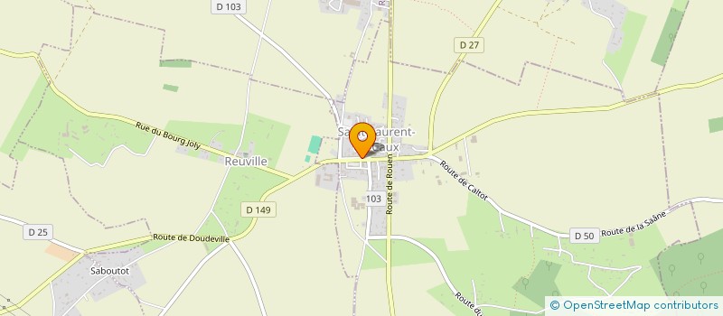 localisation de l'entreprise SARL QUIBEL à SAINT-LAURENT-EN-CAUX