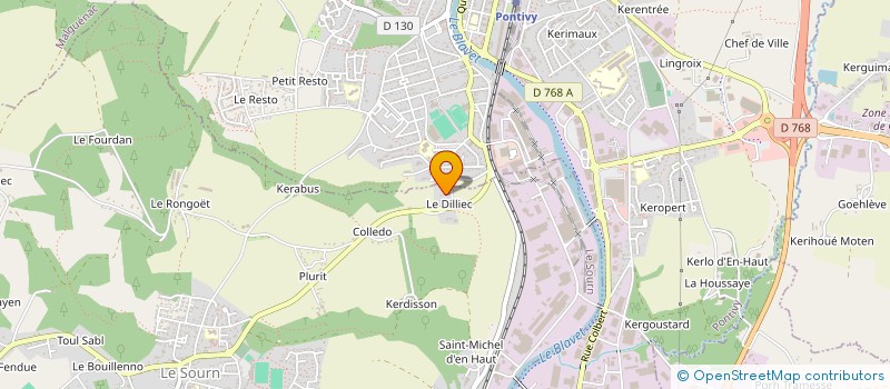 localisation de l'entreprise SARL QUIDU  LE SOURN