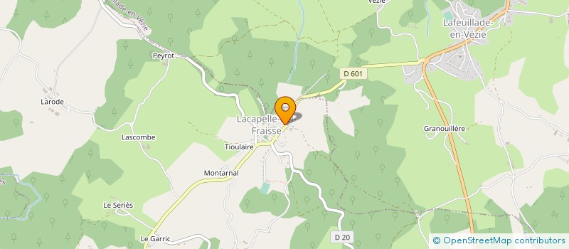 localisation de l'entreprise SARL QUIERS à LADINHAC