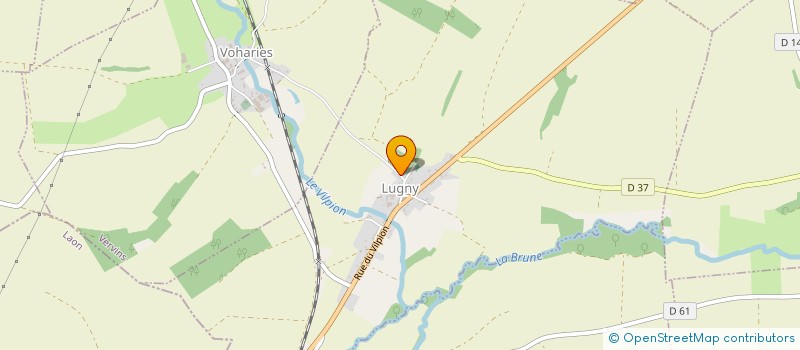 localisation de l'entreprise SARL QUIGNON VINCENT à LUGNY