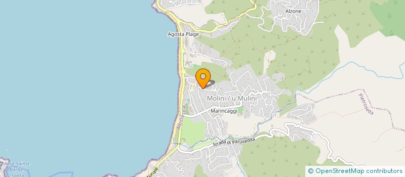 localisation de l'entreprise SARL QUILICCI ET FILS  ALBITRECCIA