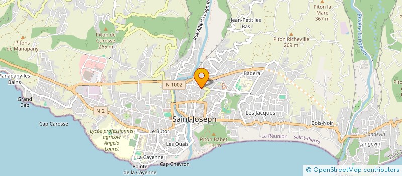 localisation de l'entreprise SARL QUINCAILLERIE BOURGINE à SAINT-JOSEPH