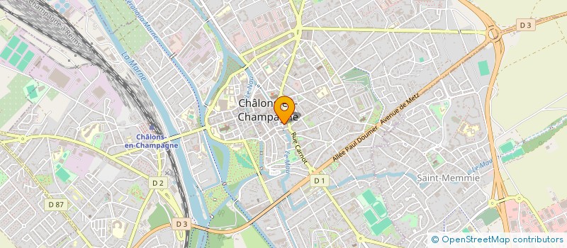 localisation de l'entreprise SARL QUINCAILLERIE DU MARCHE à CHALONS-EN-CHAMPAGNE