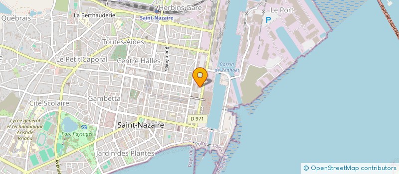 localisation de l'entreprise SARL QUINIOU PERE ET FILS  SAINT-NAZAIRE