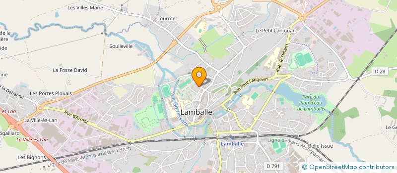 localisation de l'entreprise SARL QUINTIN SPORTS  LAMBALLE-ARMOR