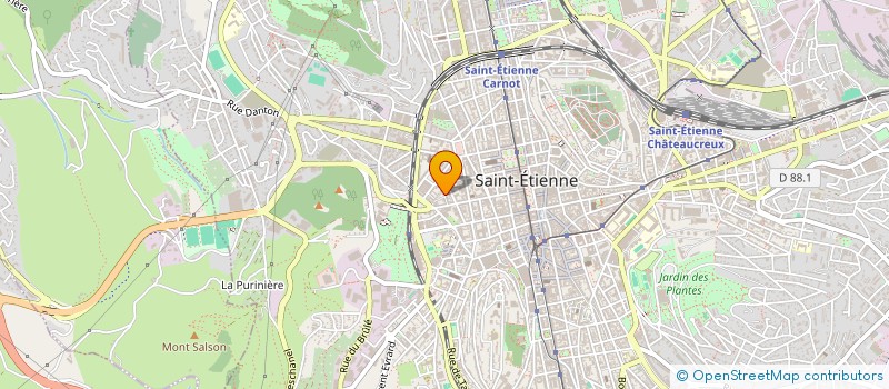 localisation de l'entreprise SARL QUISENG  SAINT-ETIENNE