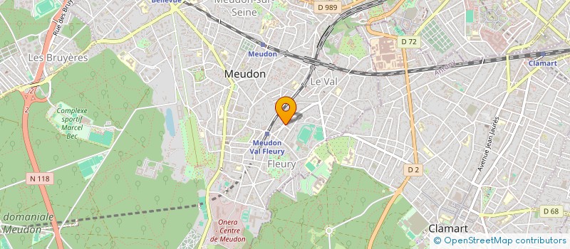 localisation de l'entreprise SARL QUISTORFF.DEFRETIERE  MEUDON