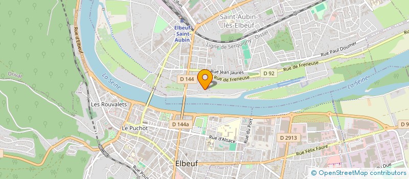 localisation de l'entreprise SARL QUOIREZ  SAINT-AUBIN-LES-ELBEUF