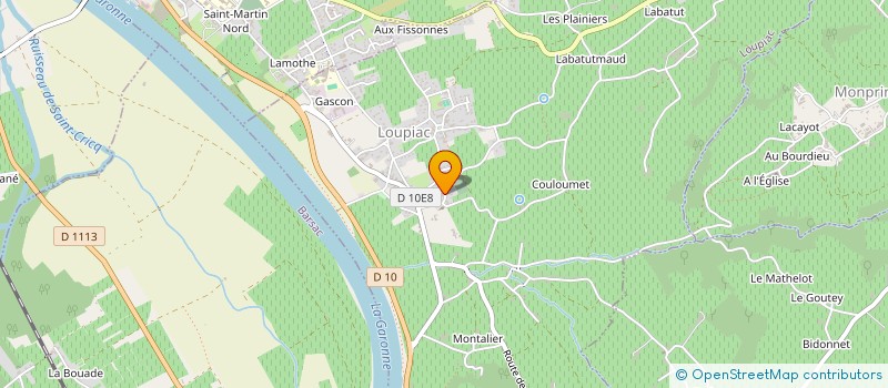 localisation de l'entreprise SARL QURALTA  LOUPIAC