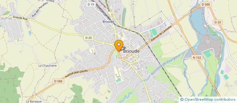 localisation de l'entreprise SARL R.B à BRIOUDE