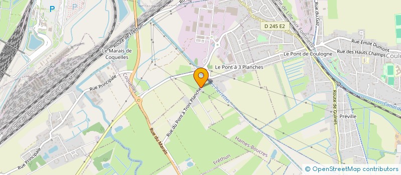 localisation de l'entreprise SARL R B T P à FRETHUN