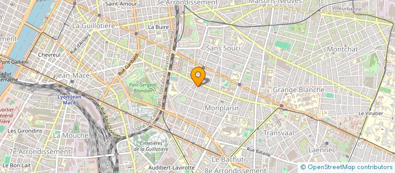 localisation de l'entreprise SARL R.C. GESTION PATRIMOINE  LYON