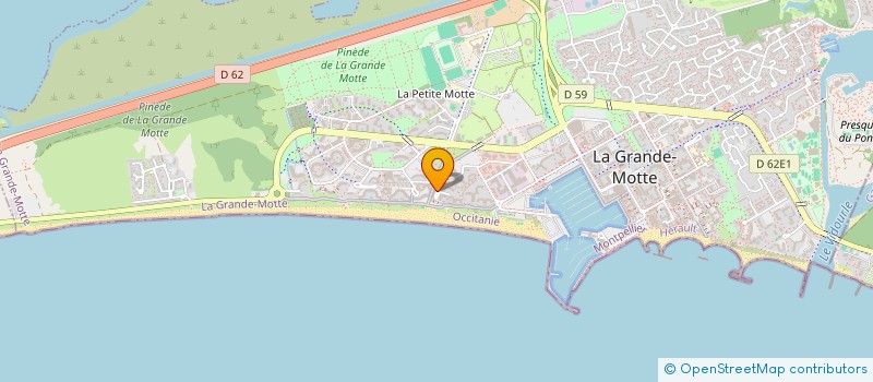 localisation de l'entreprise SARL R.C.S.M.  LA GRANDE-MOTTE