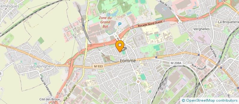 localisation de l'entreprise SARL R CONSEIL  LILLE