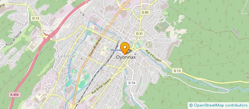 localisation de l'entreprise SARL R EXPRESS COLIS à OYONNAX