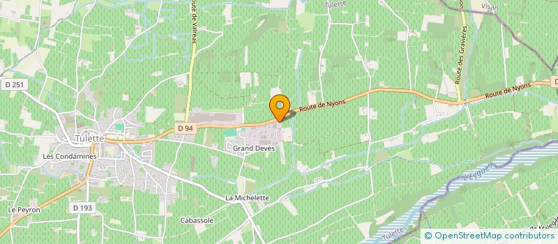 localisation de l'entreprise SARL R-G LOCATION  TULETTE