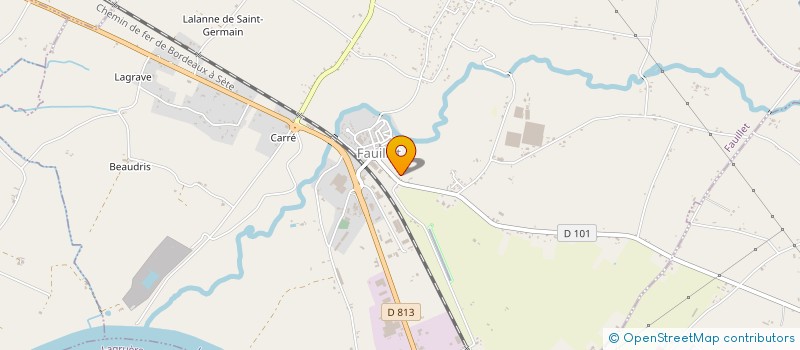 localisation de l'entreprise SARL R & M ENERGIES  FAUILLET