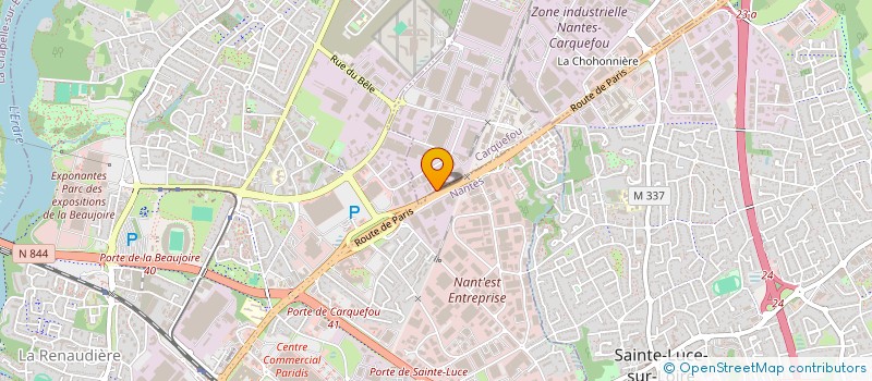 localisation de l'entreprise SARL R & O  CARQUEFOU