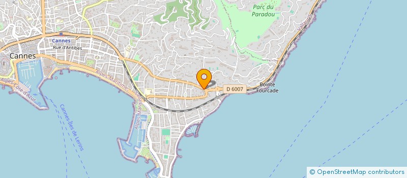 localisation de l'entreprise SARL R.P.L. à CANNES