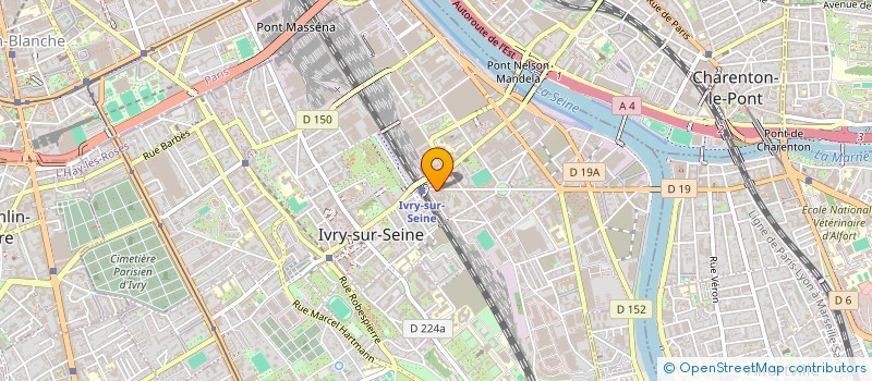localisation de l'entreprise SARL R S M ALIMENTATION à IVRY-SUR-SEINE