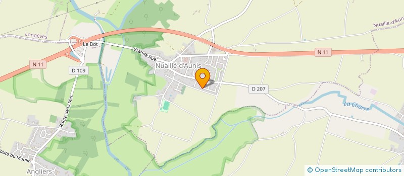 localisation de l'entreprise SARL R.T.  NUAILLE-D'AUNIS