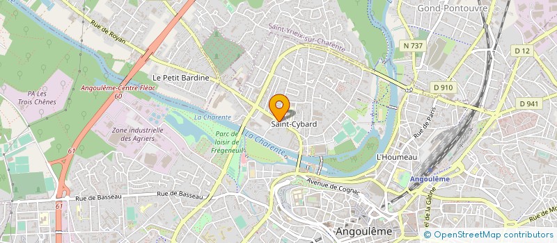 localisation de l'entreprise SARL R2F à ANGOULEME