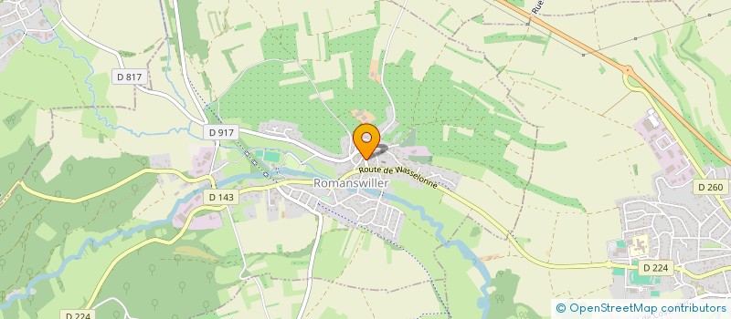 localisation de l'entreprise SARL R2L à ROMANSWILLER