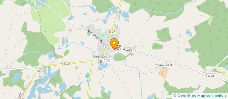 localisation de l'entreprise SARL RABATE-ROCHARD à NEUILLAY-LES-BOIS