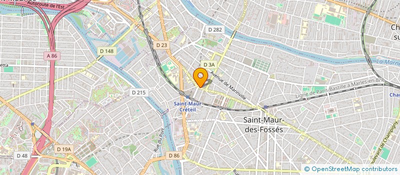 localisation de l'entreprise SARL RABELAIS IMMOBILIER à SAINT-MAUR-DES-FOSSES