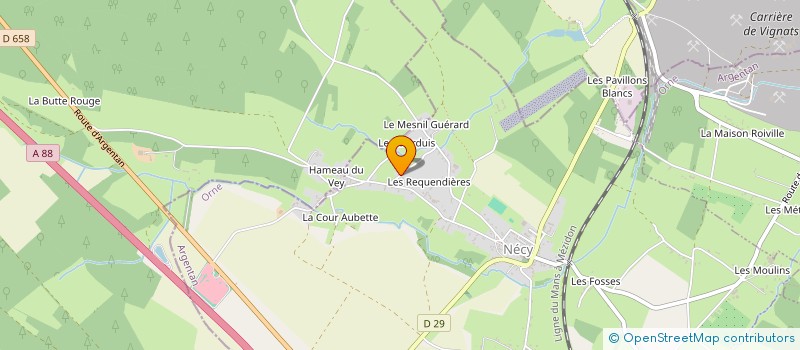 localisation de l'entreprise SARL RABINEL LOZANO à GOUFFERN EN AUGE