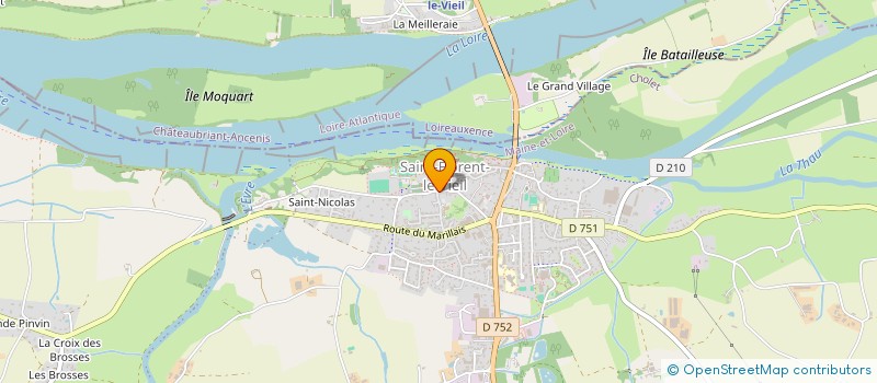 localisation de l'entreprise SARL RABJEAU à MAUGES-SUR-LOIRE