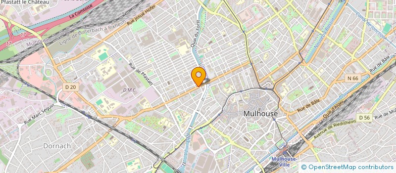 localisation de l'entreprise SARL RACAN  MULHOUSE