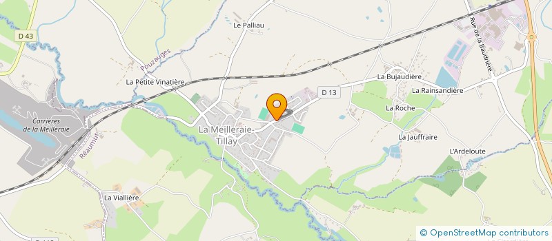 localisation de l'entreprise SARL RACAUD - PUAUD à LA MEILLERAIE-TILLAY