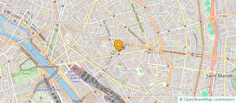 localisation de l'entreprise SARL RACHED  PARIS