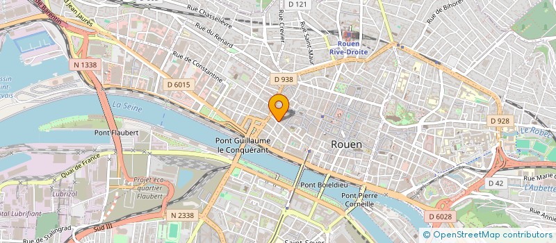 localisation de l'entreprise SARL RACINE 14 à ROUEN