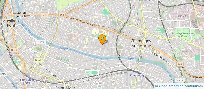 localisation de l'entreprise SARL RAD à CHAMPIGNY-SUR-MARNE