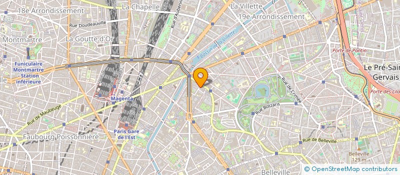 localisation de l'entreprise SARL RAFCOM  PARIS