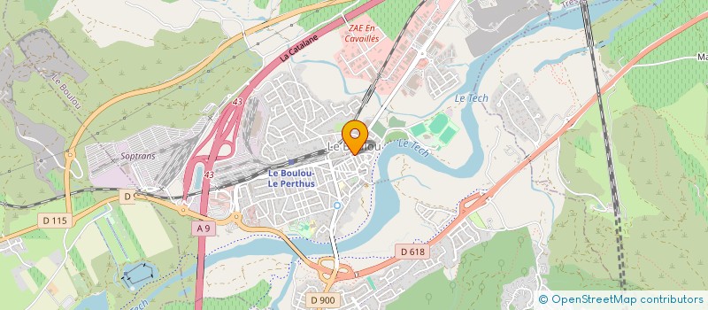 localisation de l'entreprise SARL RAG à LE BOULOU