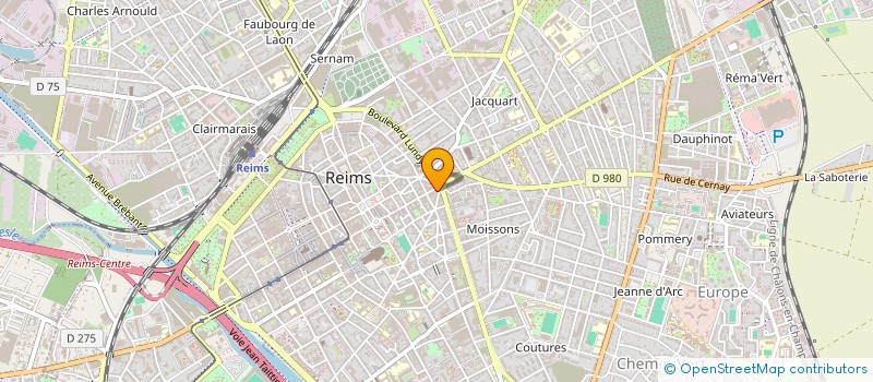 localisation de l'entreprise SARL RAHMOUNI  REIMS