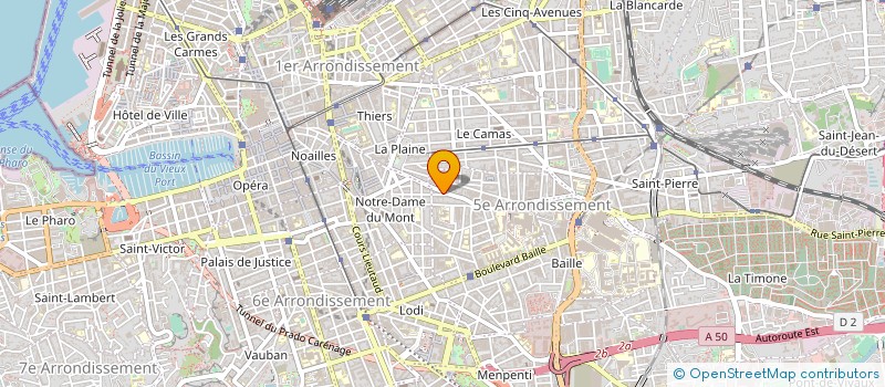localisation de l'entreprise SARL RAIOLA FRERES à MARSEILLE 5EME
