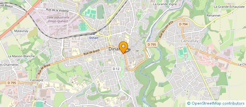 localisation de l'entreprise SARL RAJA à DINAN