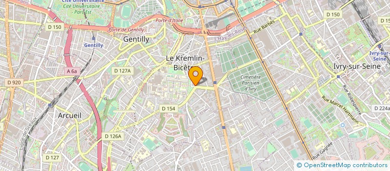 localisation de l'entreprise SARL RAJI ALIMENTATION GENERALE à LE KREMLIN-BICETRE